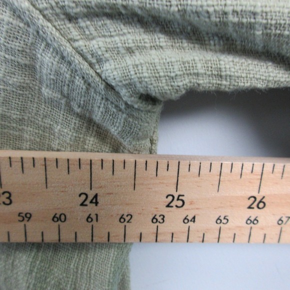 Carbon 2 Cobalt Effortlessly Cool Button Up Shirt Men XL Green Cotton Casual 476 - Picture 7 of 9